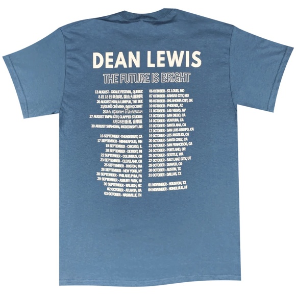 THE FUTURE IS BRIGHT BLUE 2023 TOUR SHIRT - Picture 3 of 4